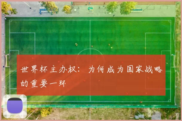 世界杯主办权:为何成为国家战略的重要一环