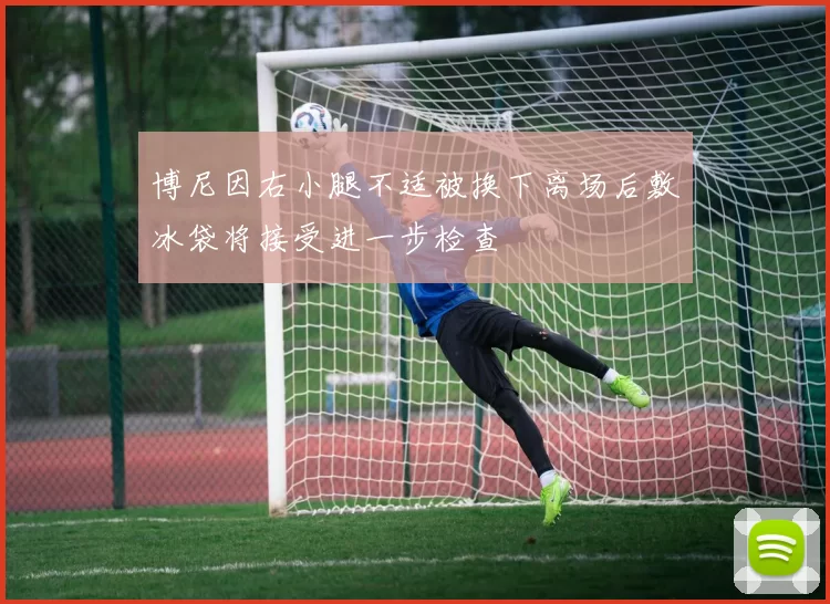 博尼因右小腿不适被换下离场后敷冰袋将接受进一步检查