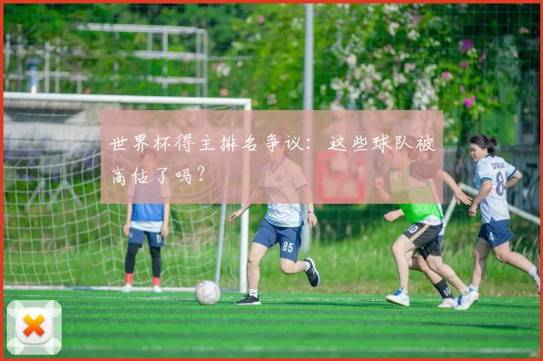 世界杯得主排名争议:这些球队被高估了吗?